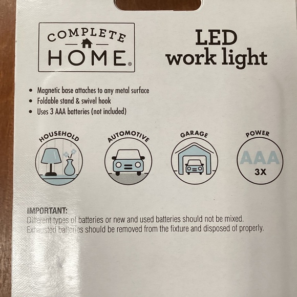 Complete Home LED Work Light New Sealed - Picture 6 of 10